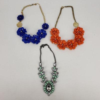 3 Costume Jewelry Necklaces
