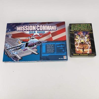 2 Games - Mission Command and Illuminati