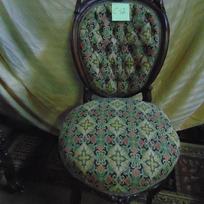 C-12 Victorian side chair