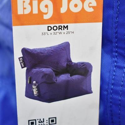 Big Joe Dorm Chair, Blue, 33