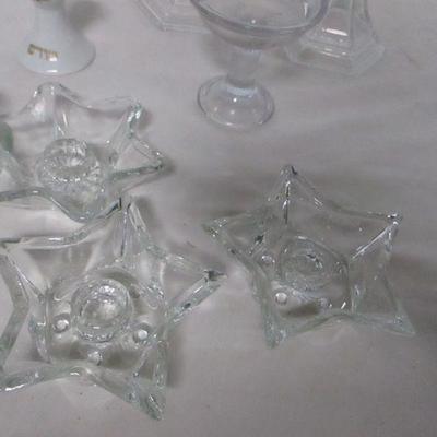 Lot 45 - Glass Candle Home Decor Items