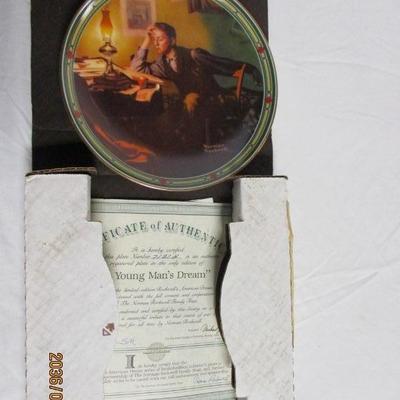 Lot 62 - Knowles Plates Norman Rockwell