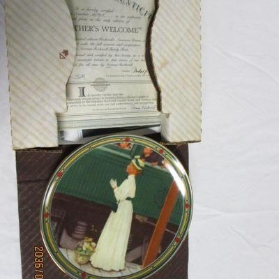 Lot 62 - Knowles Plates Norman Rockwell