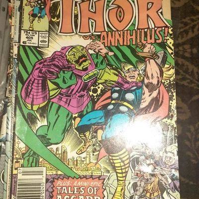 	#405 JULY 86 THE MIGHTY THOR VS ANNIHILUS