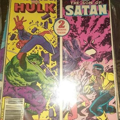 	#126 FEB MARVEL COMICS TEAM UP SPIDER-MAN AND HULK ? POWER MAN AND SON OF SATAN