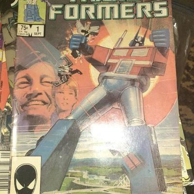 	#1 FIRST EDITION MARVEL COMICS THE TRANSFORMERS