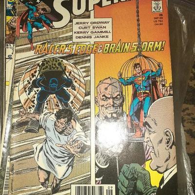 #35 SEPT 89 DC COMICS SUPERMAN RACER'S EDGE AND BRAIN STORM