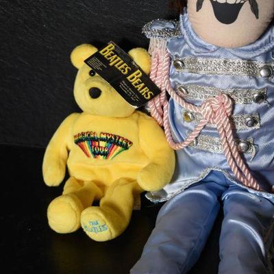 Beatles SGT. Pepper Beanie Hat For Men - Black Acrylic Winter Cap