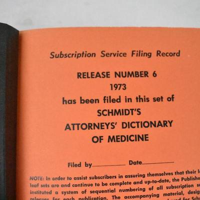 Attorneys' Dictionary of Medicine, 2 Volume Set, Vintage 1973
