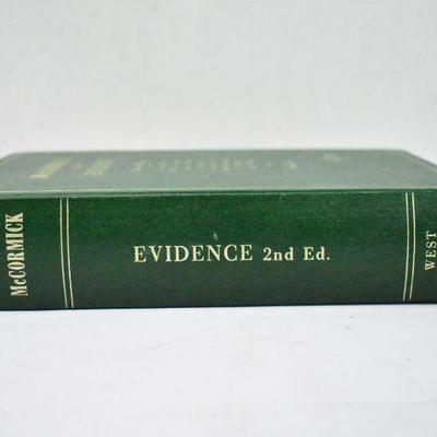 McCormick on Evidence Hardcover Book Vintage 1972