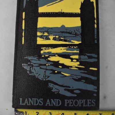 Lands & Peoples Hardcover Book Vol 1 British Isles & Western Europe Vintage 1965