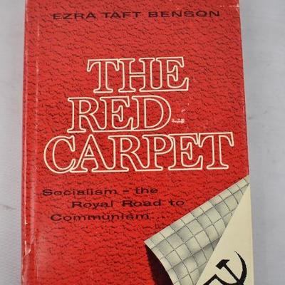2 Hardcover LDS Books: Story of Ira A. Fulton & The Red Carpet - Vintage