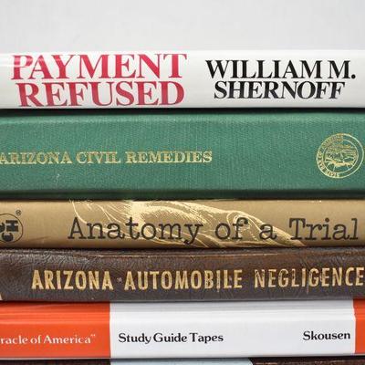7 pc Law Reference Material: Books, Tapes, California Practice Guide - Vintage