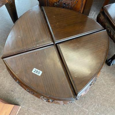 Oriental Style Puzzle Piece Table (5) Lot 285