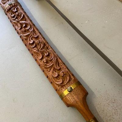 Sword, Carved Case-Lot 306