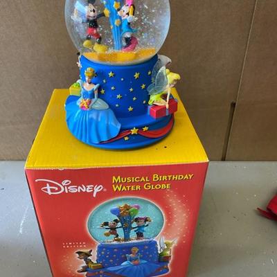 Disney Collectible Lot (Hat, T-shirt -XL, Music Water Globe, Pair of Glasses-Lot 309