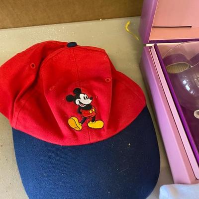 Disney Collectible Lot (Hat, T-shirt -XL, Music Water Globe, Pair of Glasses-Lot 309