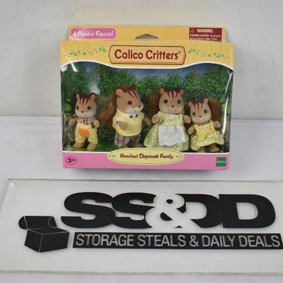 Calico Critters Hazelnut Chipmunk Family, $17 Retail - New