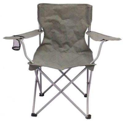 Ozark Trail Quad Folding Camp Chair 2 Pack, Gray - New