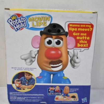 Playskool Mr. Potato Head Movin' Lips Interactive Talking Toy, Retail $19 - New