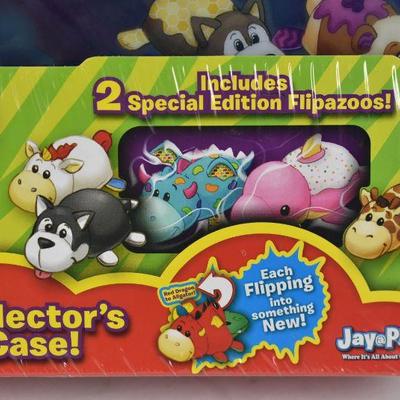 Flip a Zoo Collector's Case 3 pc Pack: 1 Case & 2 Flipazoo Toys - New