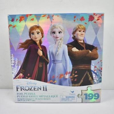 Disney Frozen 2 Foil Puzzle 199 Pieces NEW 