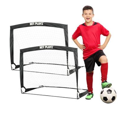Net Playz 4' x 3' Pop-Up Soccer Goal (Set of 2), $29 Retail - New