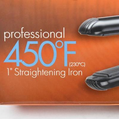 Babyliss Pro Professional Hair Straightening Flat Iron, 1