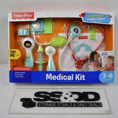 Fisher-Price Medical Kit with Doctor Health Bag Playset - New