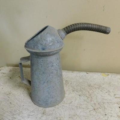 Vintage Galvinized Gas Station Water Can