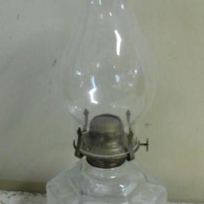 Shaped Clear Glass Oil Lamp 8