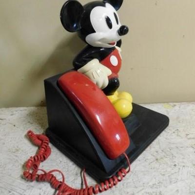 Vintage Mickey Mouse Landline Telephone 14
