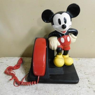 Vintage Mickey Mouse Landline Telephone 14