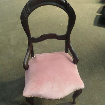 Antique Arched Back Parlor Chair