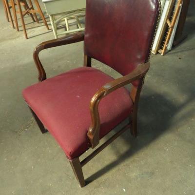Leather Back Office Chair