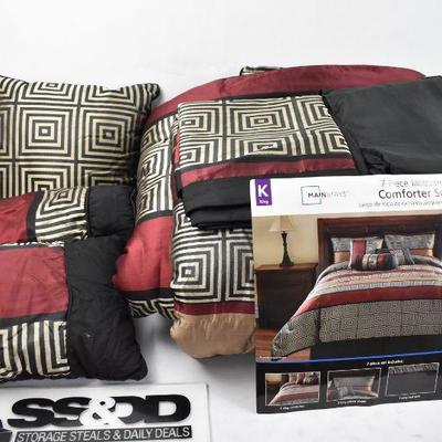 Mainstays Preston Woven Jacquard 7-Pc 