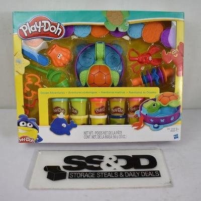 Play-Doh Ocean Adventure Mega Set with 10 Pack of Dough & 20 Tools - New