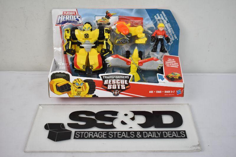 playskool heroes transformers rescue bots bumblebee rock rescue team