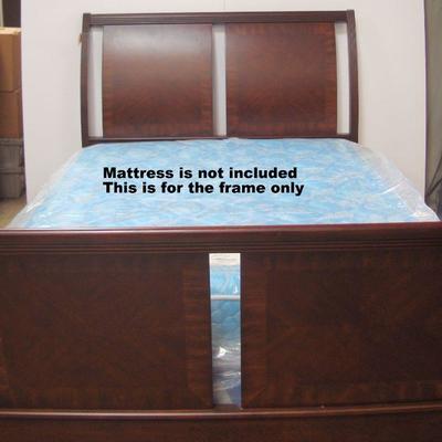 Lot 1001 - Queen Size Sleigh Bed Frame