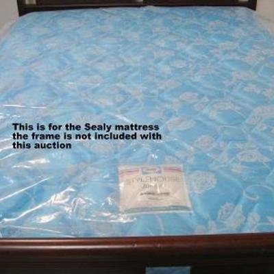 Lot 1002 - Queen Size Sealy Mattress and Box Spring