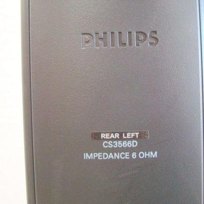 Lot 1008 - Pair of Philips Upright Speakers 6 ohm rating