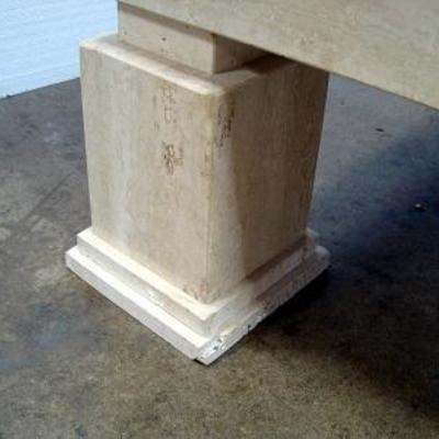 Lot 1009 - Marble Square Coffee Table low profile