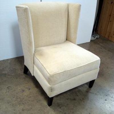 Lot 1016 A - Beige Armless Chair 