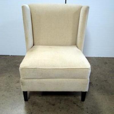 Lot 1016 B - Beige Armless Chair 