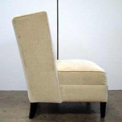 Lot 1016 B - Beige Armless Chair 