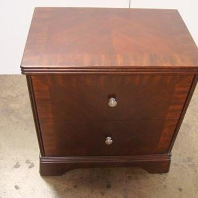 Lot 1020 - Nice Wooden Night Stand Two Drawers (#1)