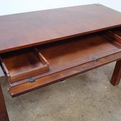 Lot 1031 - Simple Wooden Writing Desk 