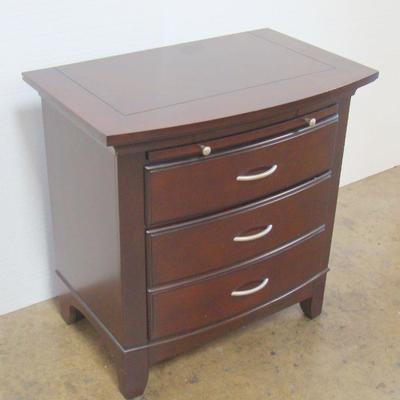 Lot 1032 - Single Dark Wood End Table (#2)