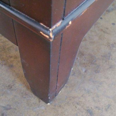 Lot 1037 - Upright TV Hutch with Glass Face