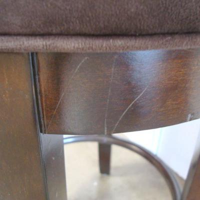 Lot 1038 - Pair of Padded Bar Stool Seats 